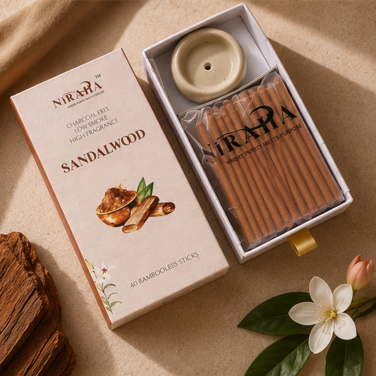 Sandalwood Incense Sticks - 40 Sticks Pack
