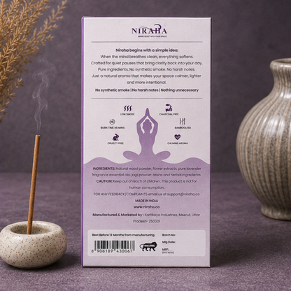 Lavender Incense Sticks - 40 Sticks Pack