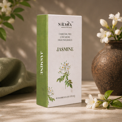 Jasmine Incense Sticks - 40 Sticks Pack
