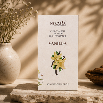 Vanilla Incense Sticks - 40 Sticks Pack