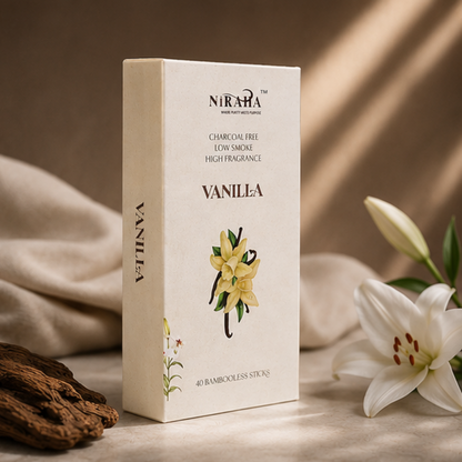 Vanilla Incense Sticks - 40 Sticks Pack
