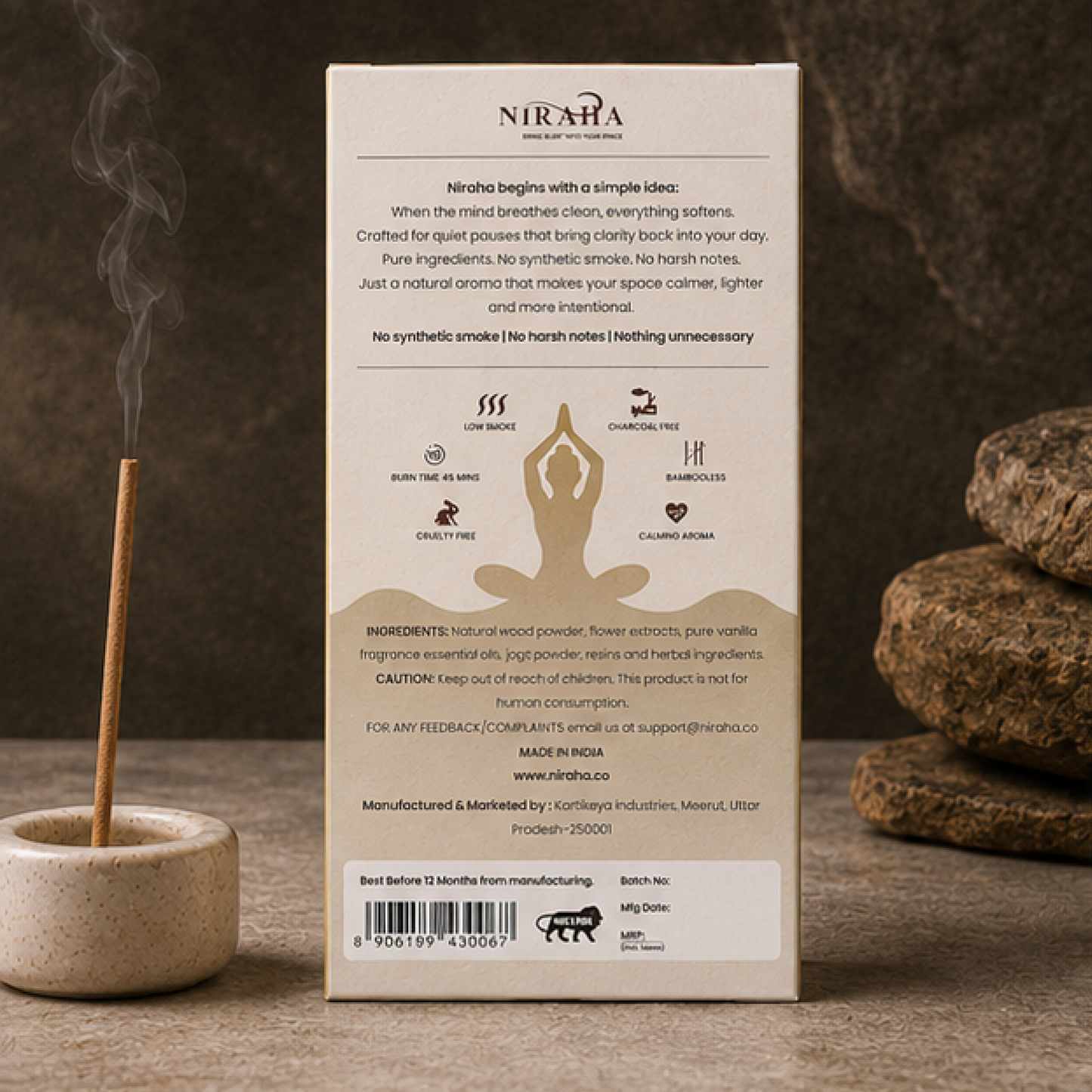 Vanilla Incense Sticks - 40 Sticks Pack