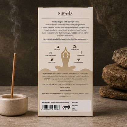 Vanilla Incense Sticks - 40 Sticks Pack