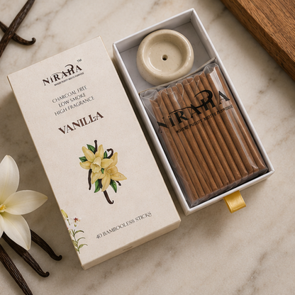Vanilla Incense Sticks - 40 Sticks Pack