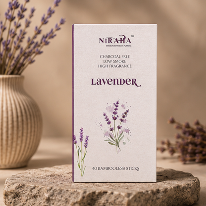 Lavender Incense Sticks - 40 Sticks Pack