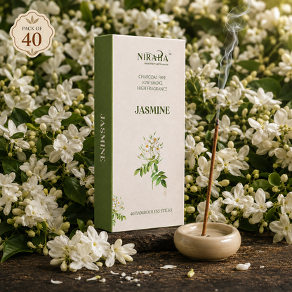 Jasmine Incense Sticks - 40 Sticks Pack