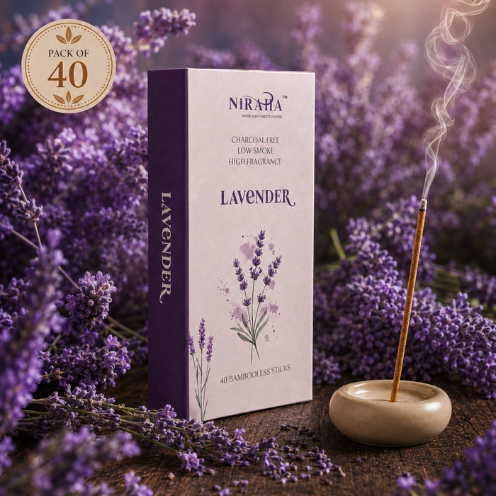 Lavender Incense Sticks - 40 Sticks Pack