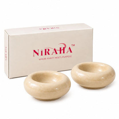 Niraha Premium Ceramic Dhoop Stand (Set of 2)
