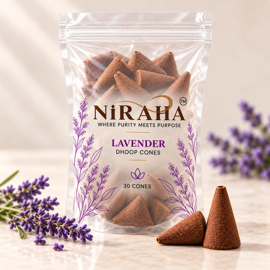 Niraha Lavender Dhoop Bati – 30 Cones Value Pack